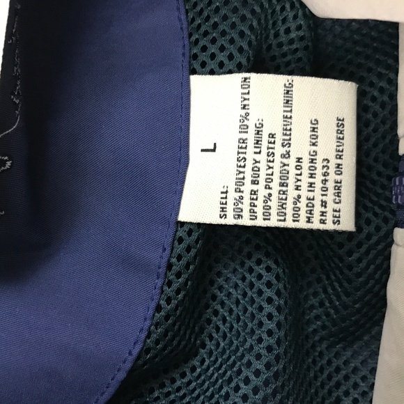 VINTAGE PALMS Casino Jacket Size L Blue Bomber - Picture 5 of 8